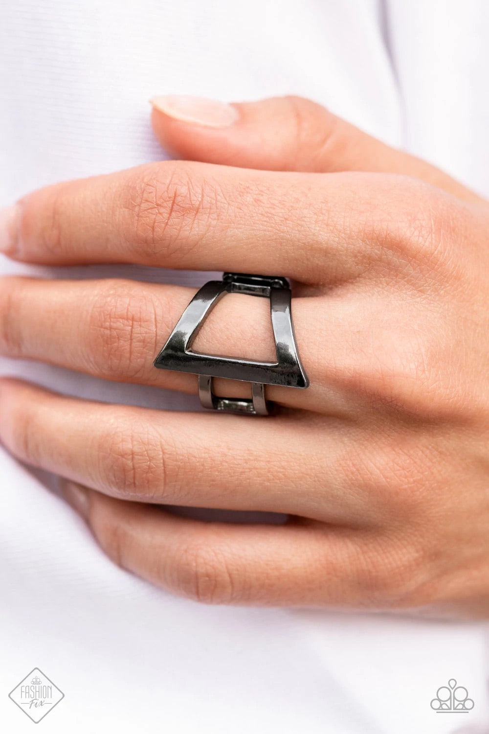 Paparazzi Accessories Rebel Edge ~ Black Ring