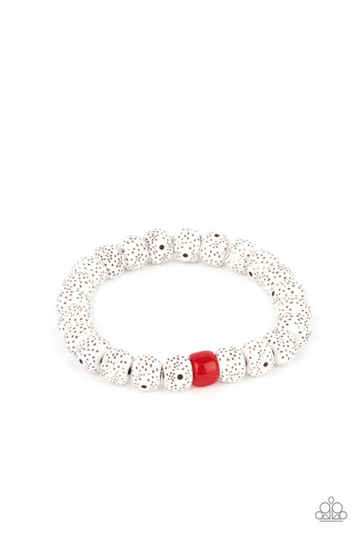 Paparazzi Accessories ZEN Second Rule - Red Bracelet 