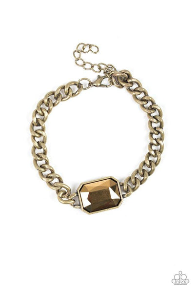 Paparazzi Accessories Command and CONQUEROR - Brass Bracelet 