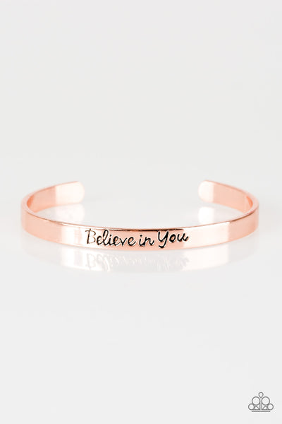 Paparazzi Accessories Always Believe Copper Bracelet 