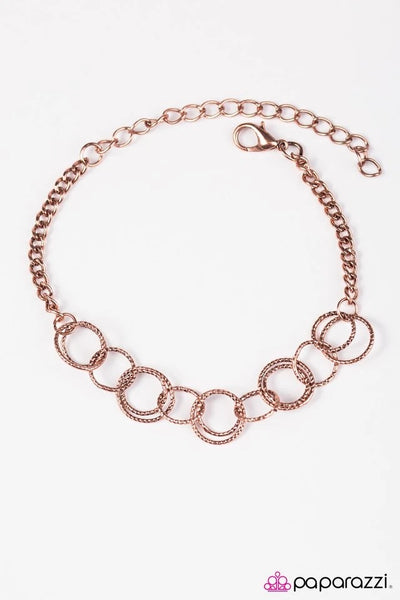 Paparazzi Accessories Team RINGLEADER - Copper Bracelet