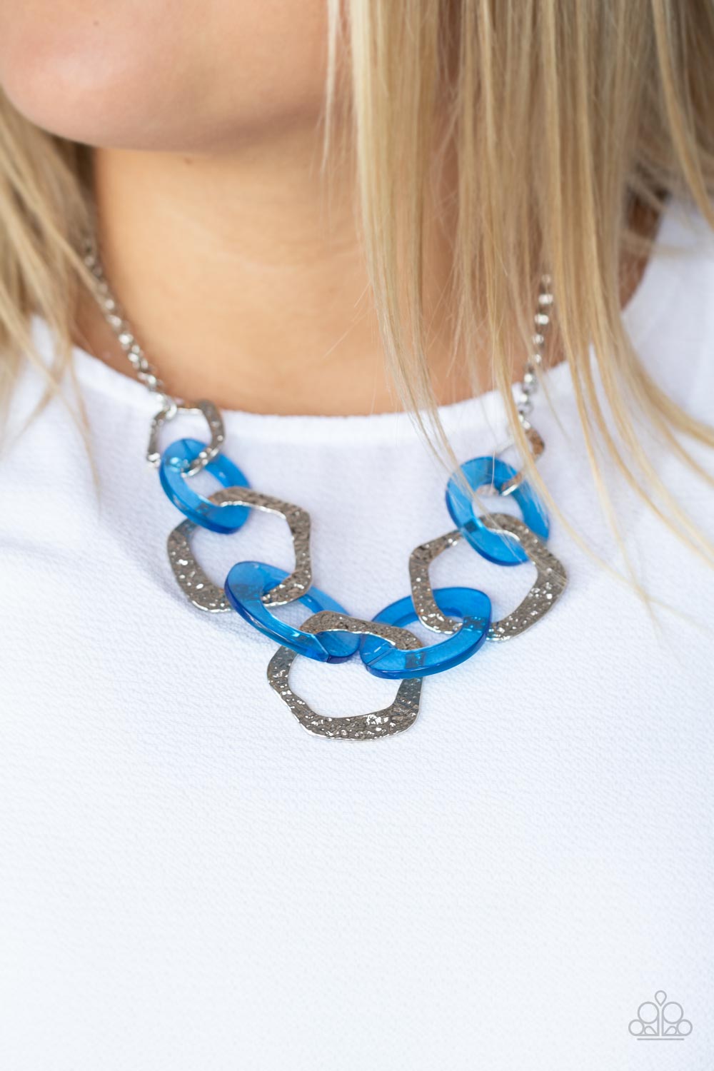 Paparazzi Accessories Urban Circus - Blue Necklace & Earrings