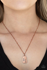 Paparazzi Accessories Faith Over Fear - Copper Necklace & Earrings