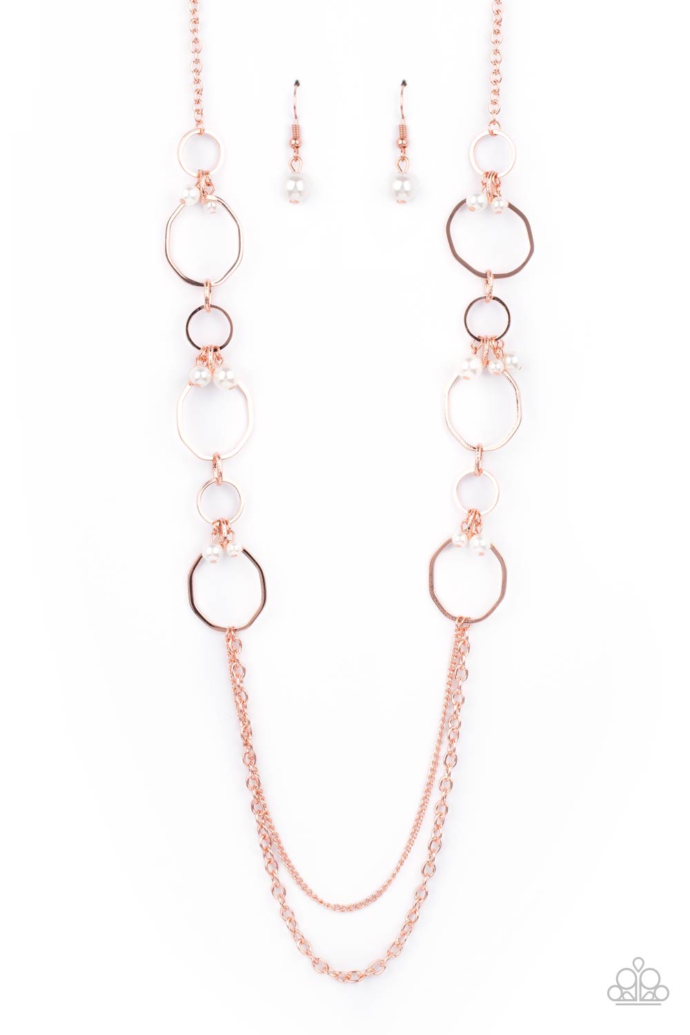 Paparazzi Accessories Ante UPSCALE - Copper Necklace & Earrings 