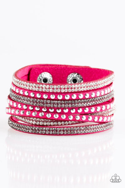 Paparazzi Accessories Victory Shine Pink Bracelet 