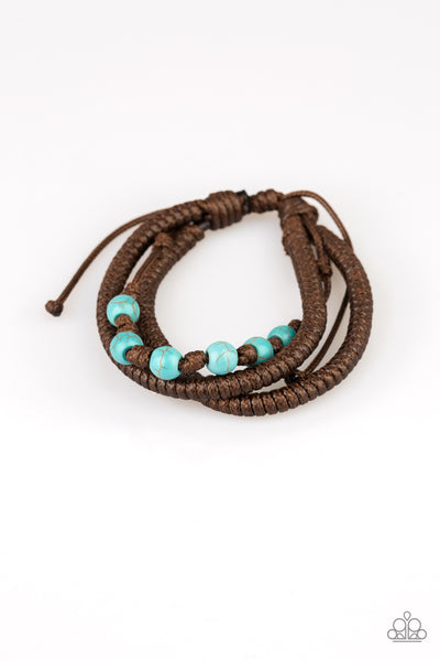 Paparazzi Accessories Desert Quest - Blue Bracelet 