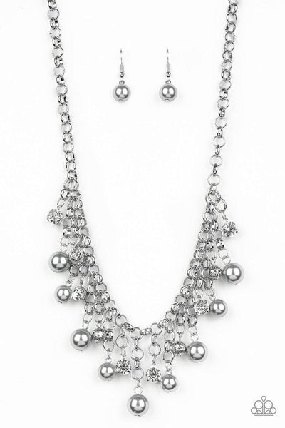 Paparazzi Accessories HEIR-headed - Silver Necklace & Earrings 